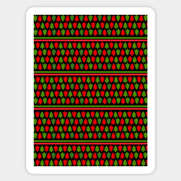 Christmas Pattern Sticker by SartorisArt1